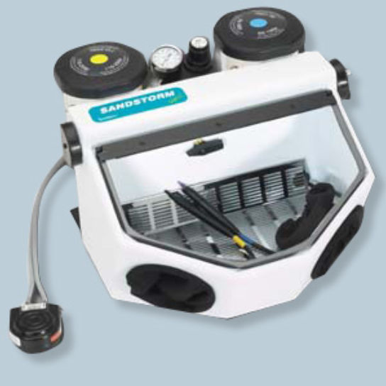 Footoperated sandblaster SandStorm Expert Vaniman 2tank