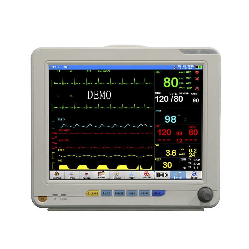 Tabletop patient monitor - JR2000E - SHANXI JERRY MEDICAL - ECG ...