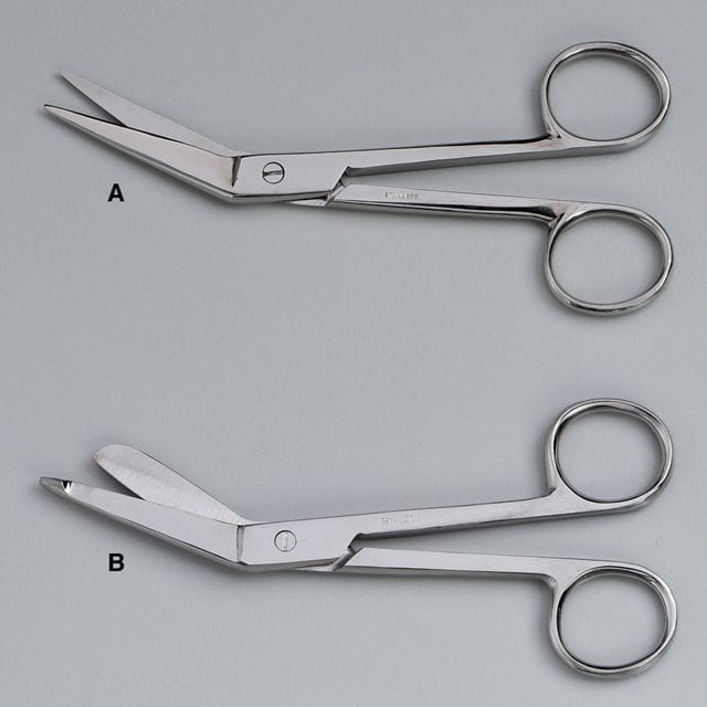 Bandage scissors - 30371 - Embalmers Supply Company - for humans / curved