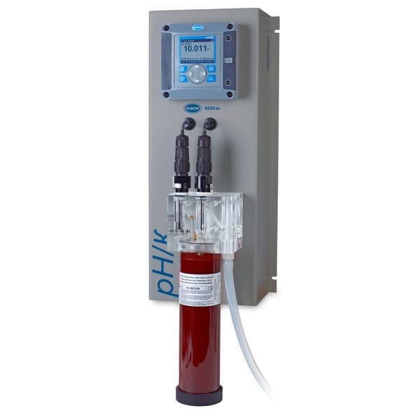 Conductivity analyzer 9523 HACH LANGE Europe calibration / pH