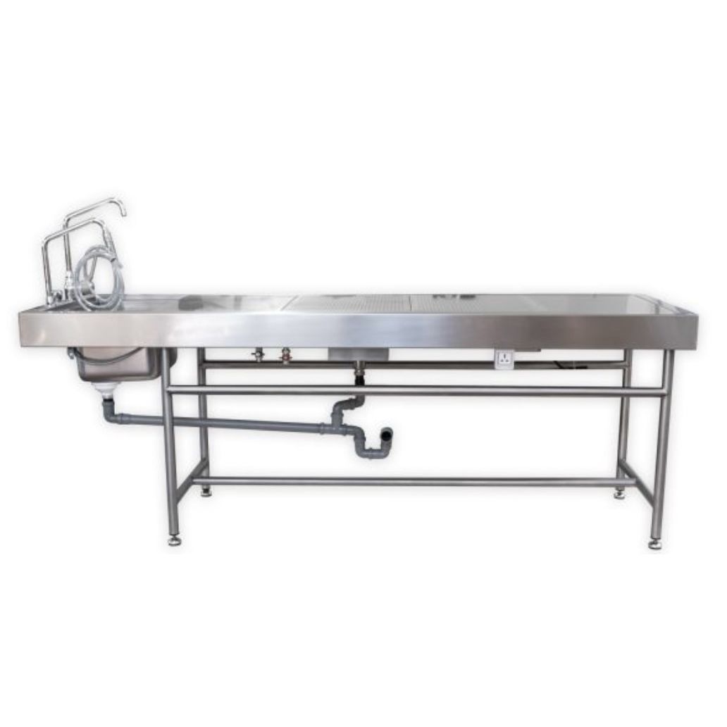 Forensic autopsy table - 6ATP26 - Hiplaas - fixed / rectangular ...