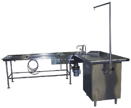 Autopsy table - DL Deluxe - Spire Integrated Solutions - L-shaped ...