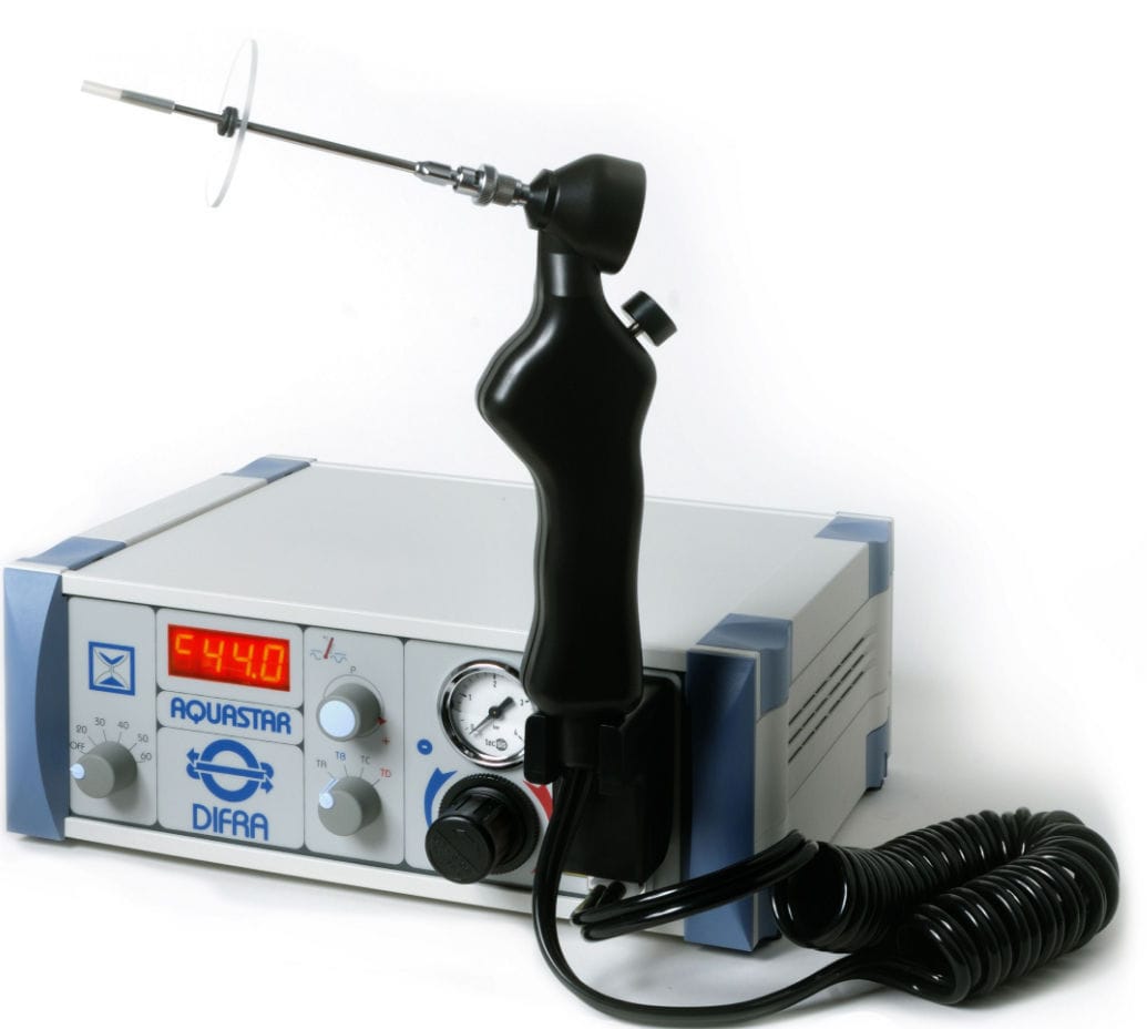 Electric ear syringe AquaStar Instrumentation DIFRA warm and cold