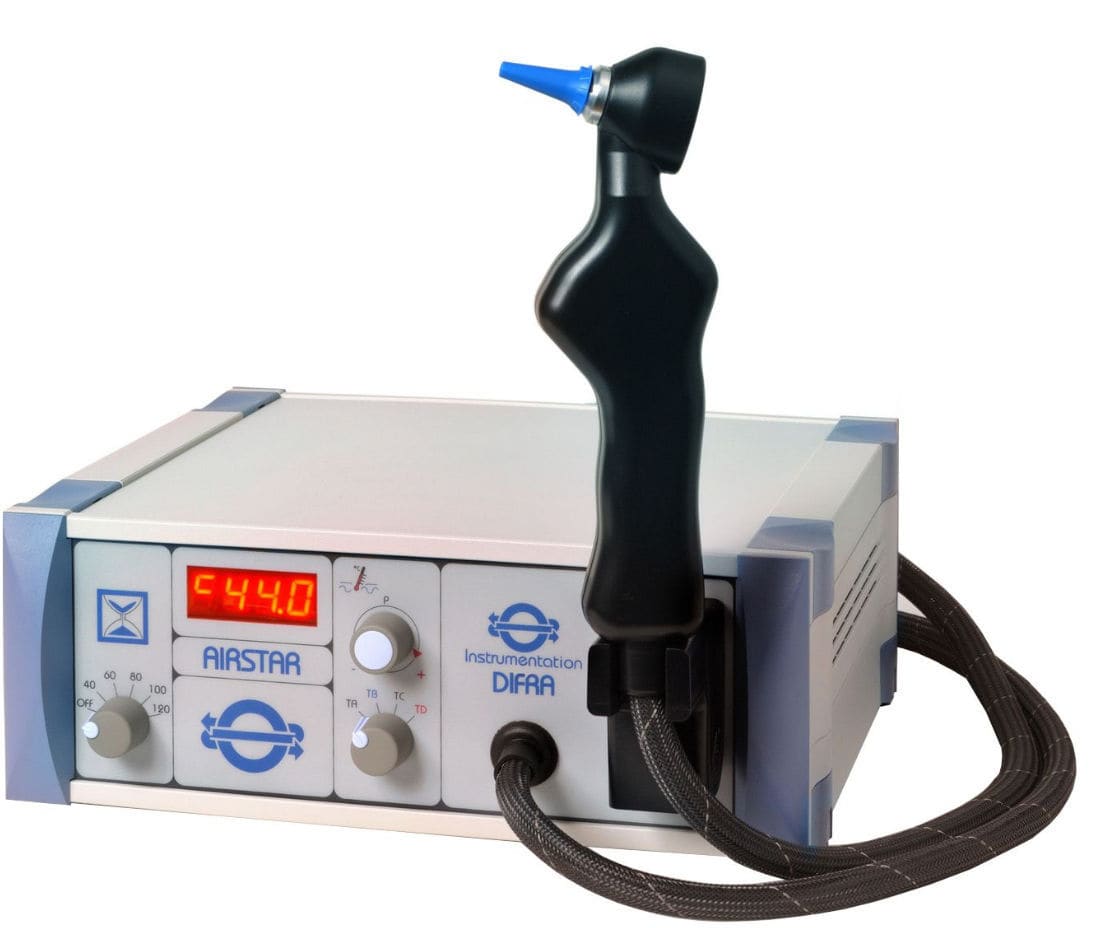Electric ear syringe AirStar Instrumentation DIFRA warm and cold air