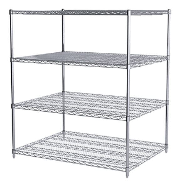 4-shelf Shelving Unit - Aws54 - Akro-mils - For Container Storage 