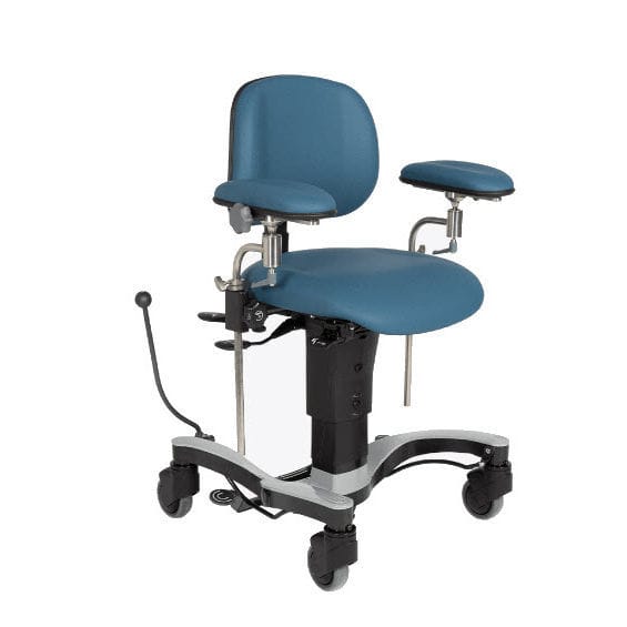 Heightadjustable surgeon's chair Support VELA Medical mobile