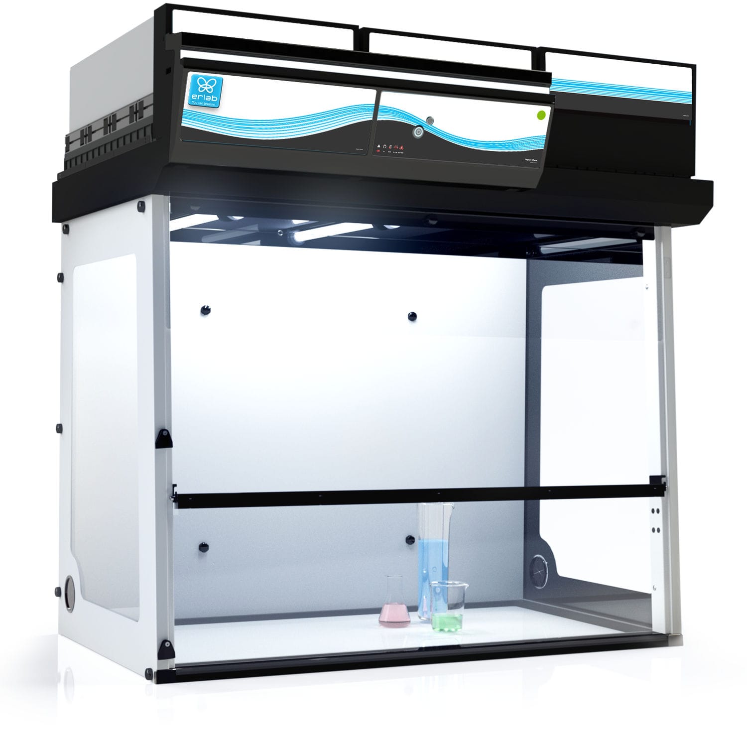 Laboratory fume hood - Erlab 483 - Erlab - chemical / benchtop / ductless