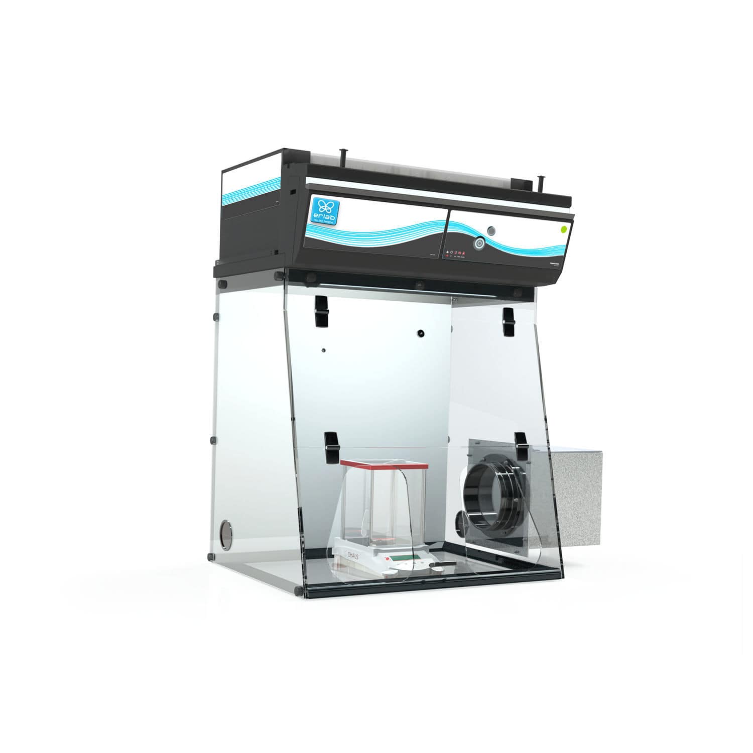 Chemical fume hood 321 Erlab for powder weighing / laboratory