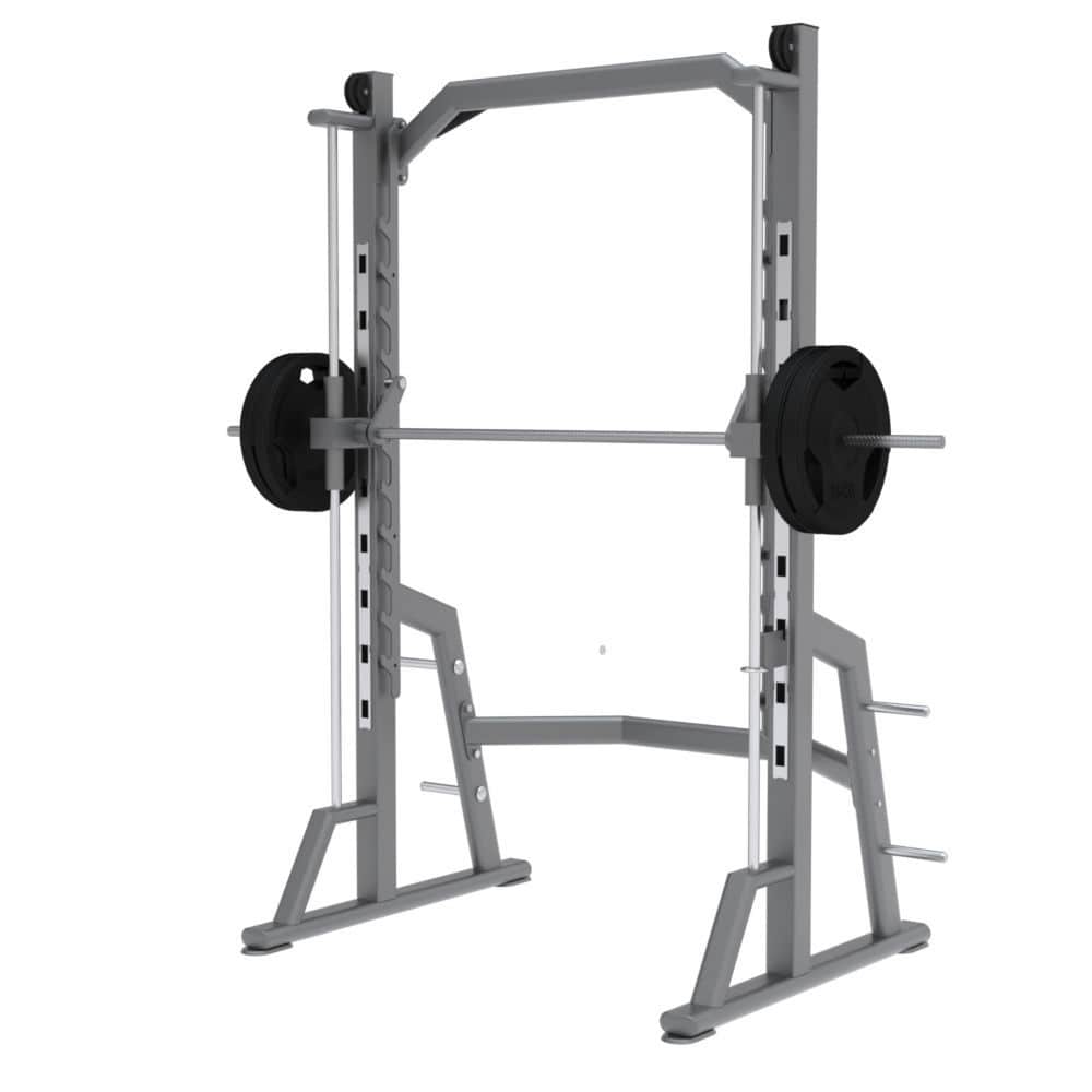 Inclined weight training bench - BC30 - LAROQ - with barbell rack