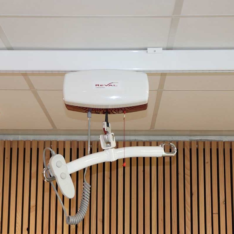 Electric patient lift Transactive FRANCE REVAL ceilingmounted