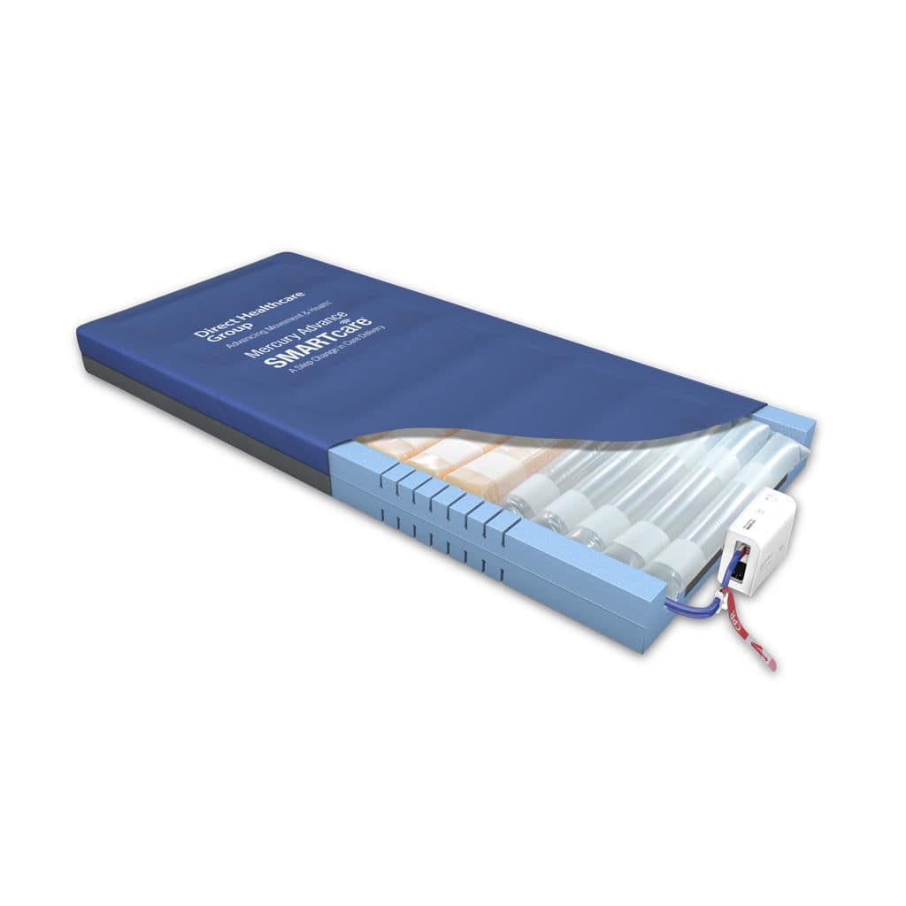 Hospital bed mattress SMARTcare® Direct Healthcare Group fabric