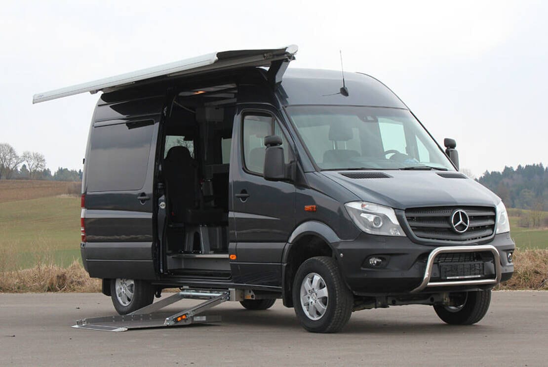 Minivan wheelchair accessible vehicle Mercedes Sprinter PARAVAN