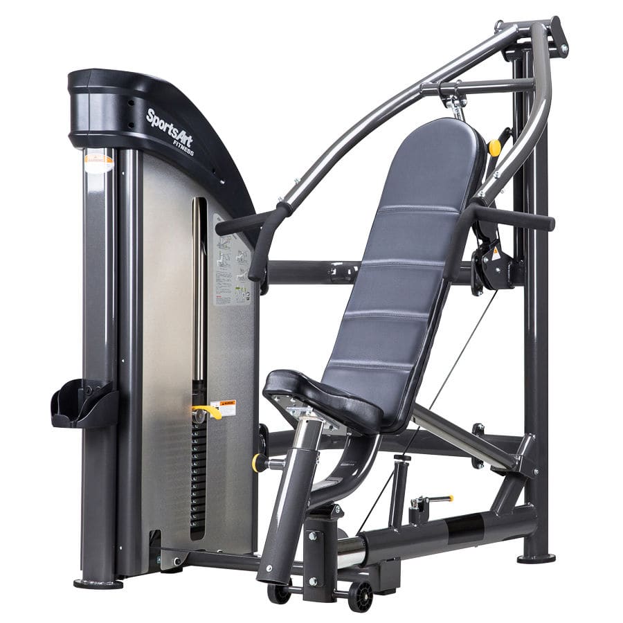 Chest press gym station DF208 SportsArt Fitness rehabilitation