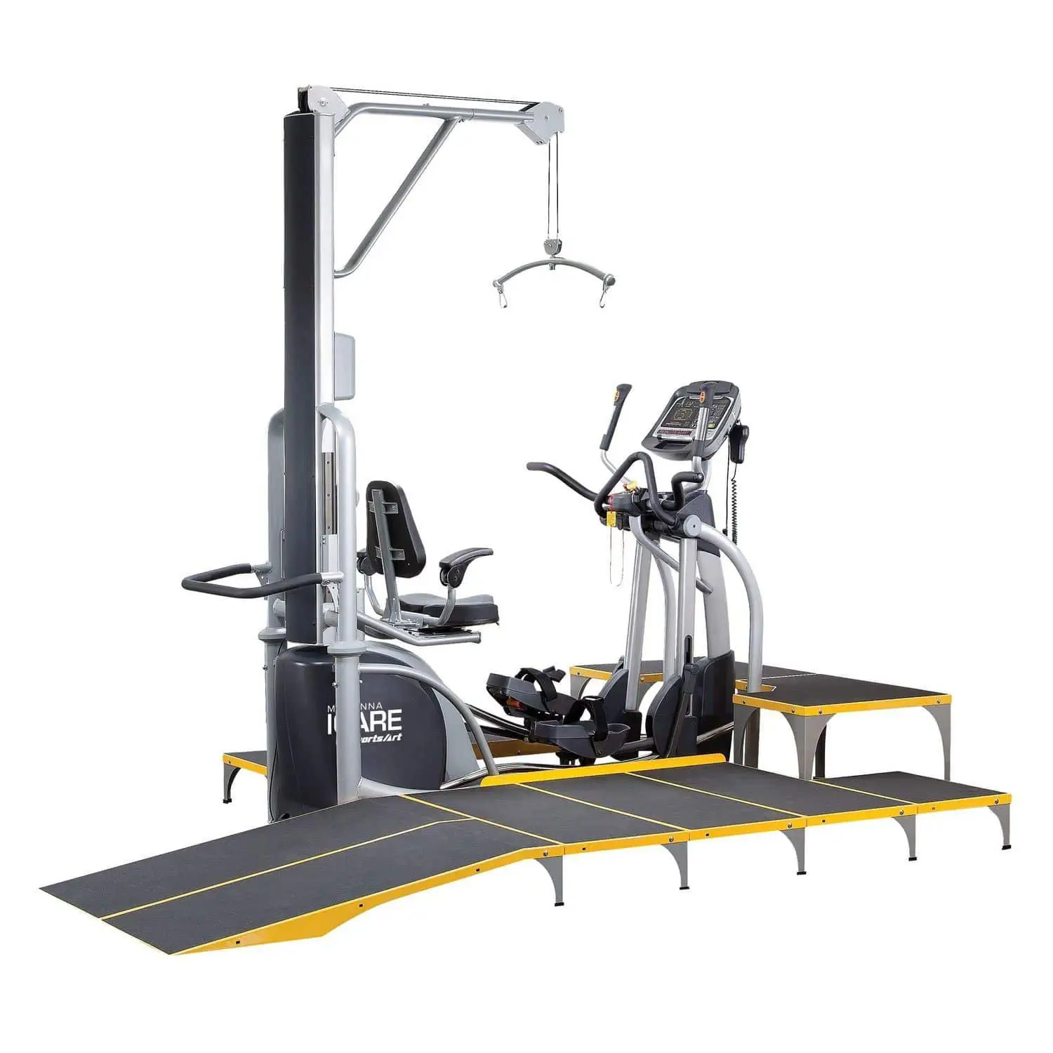 Semi-recumbent cross trainer - E872 ICARE - SportsArt Fitness