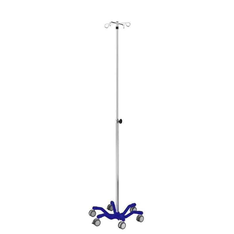 IV stand on casters - IVS6-006 - Rollsys - 4-hook / telescopic
