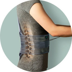 soa様お取り置き Corset Belt Thermal 8-8845-01 腰部固定帯/腰サポーター スタンダードタイプ ブラック 通気