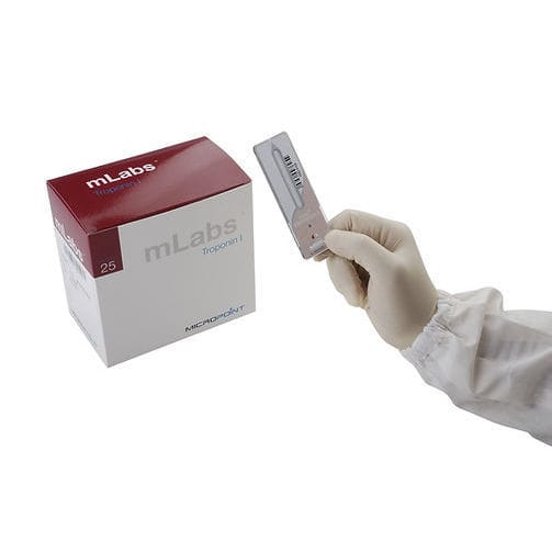 Myocardial infarction test strip mLabs® Micropoint BioScience Inc