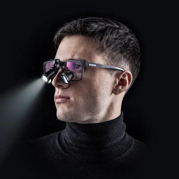 Surgical headlight - EOS next - Univet Loupes - dental 