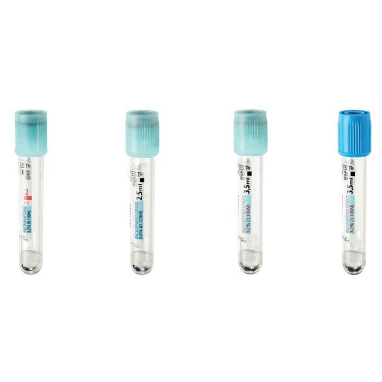 Cylindrical collection tube 14074 Vacutest Kima S.r.l. for sample recovery / sodium citrate