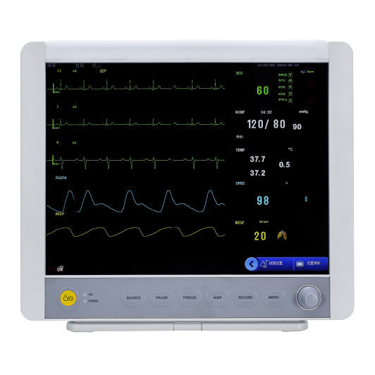 Compact multiparameter monitor E15 Yonker portable / ECG / RESP