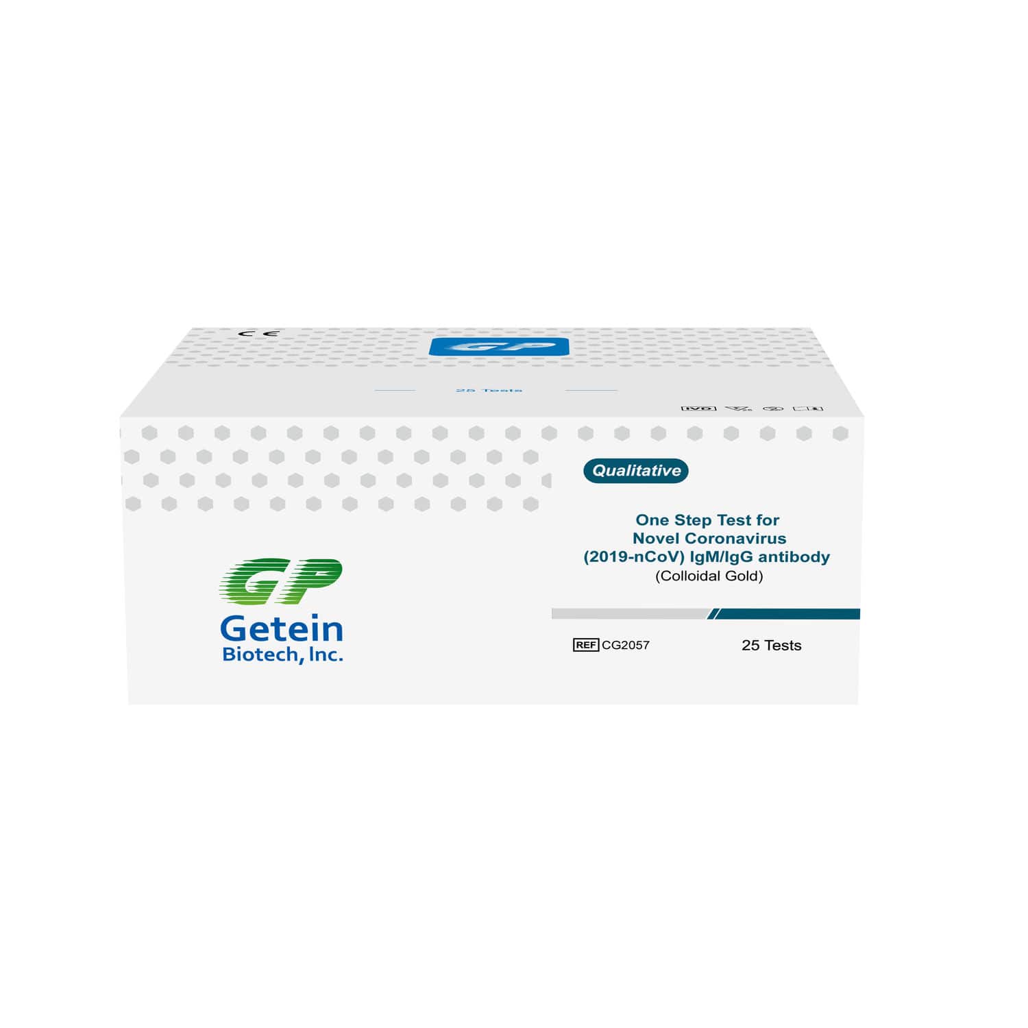 COVID19 test kit CG2057 Getein Biotech for antibodies / IgG / IgM
