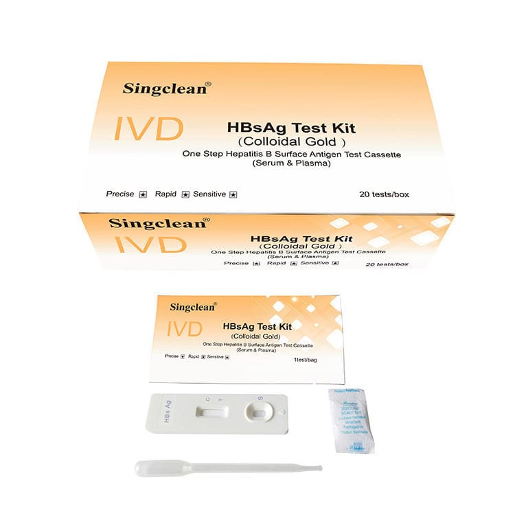 Hepatitis B test kit HBV001 Hangzhou Singclean Medical Products