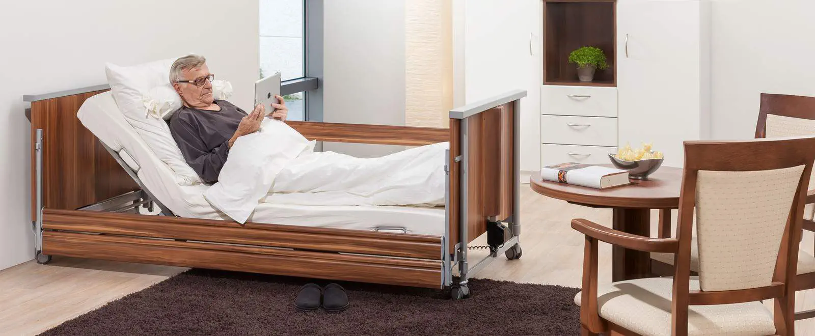 Medical bed - domiflex® classic - Hermann Bock GmbH Pflegebetten
