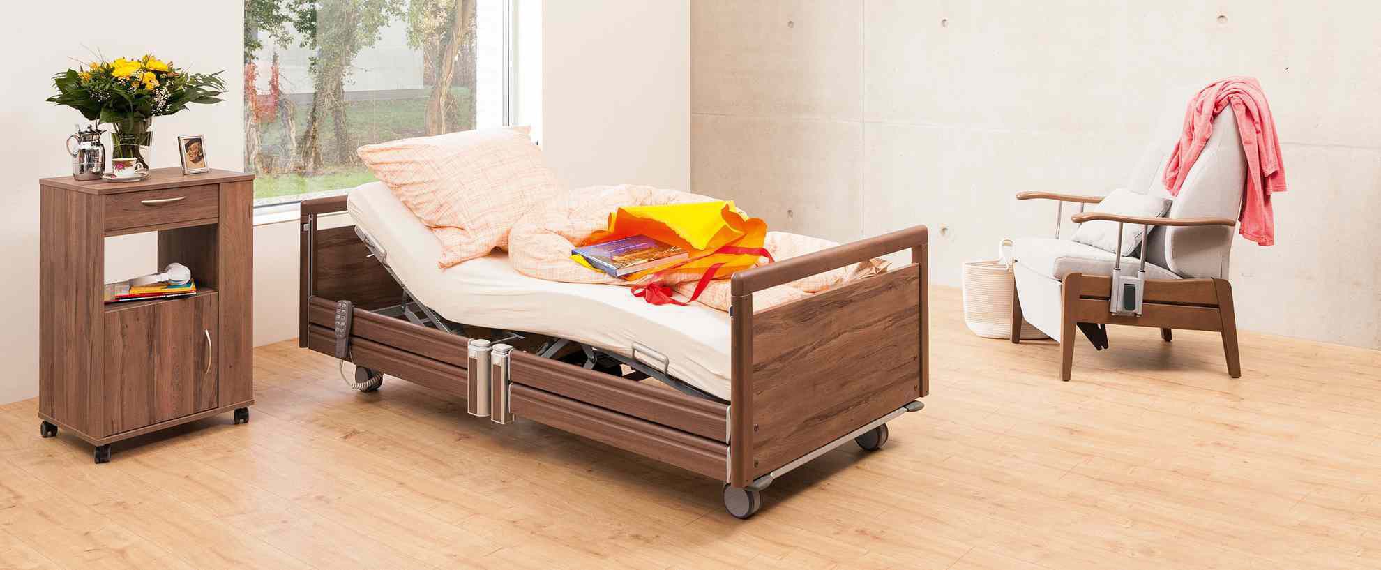 Homecare Bed Medical Electric Height Adjustable Practico