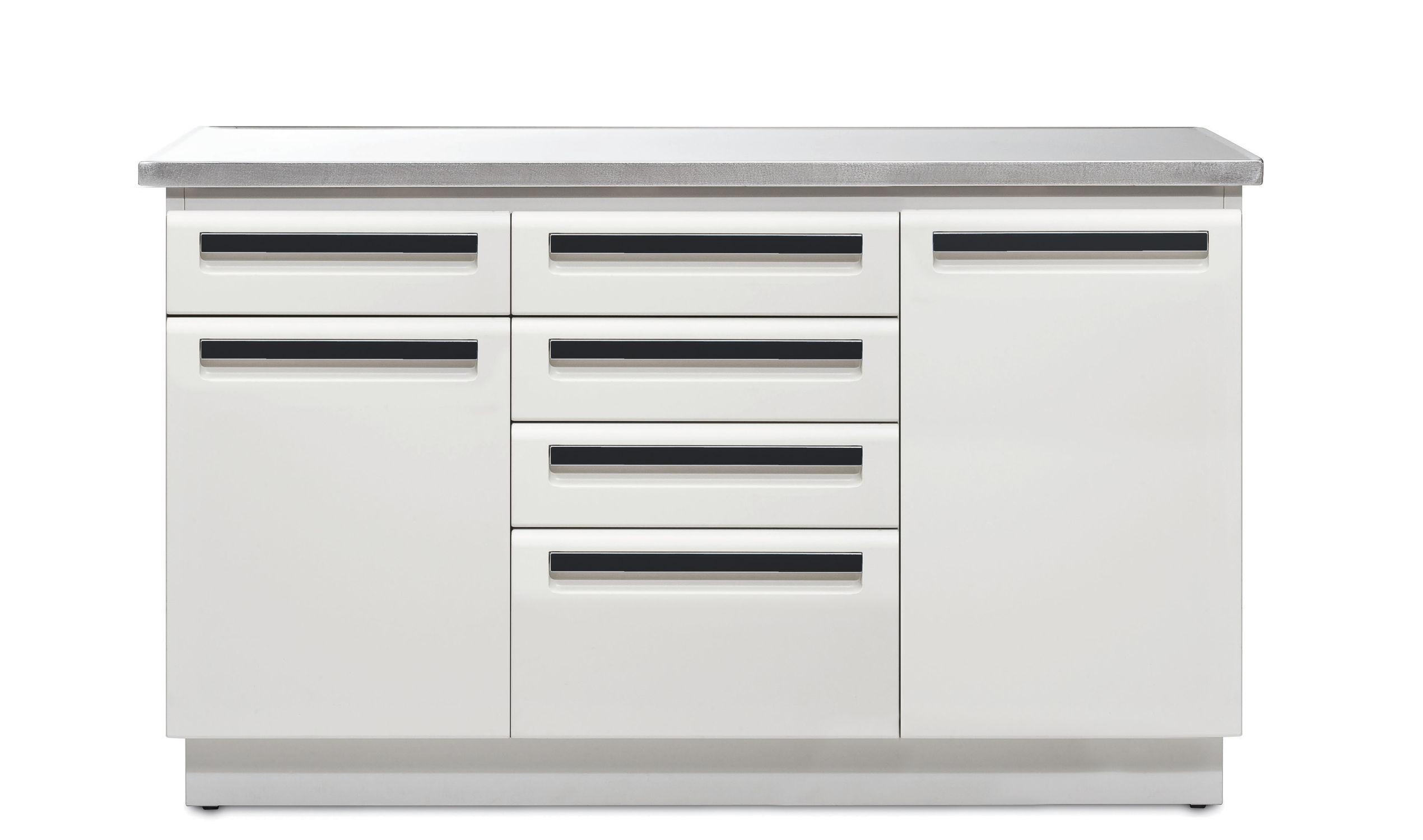 Veterinary examination table / fixedheight / 1 section / with storage