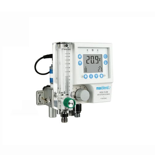 Medical gas blender - MaxBlend™ 2 - Maxtec - oxygen / air / tube flow meter