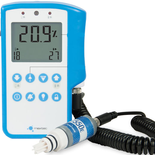 Oxygen analyzer - MaxO2 ME - Maxtec - for medical devices / portable ...