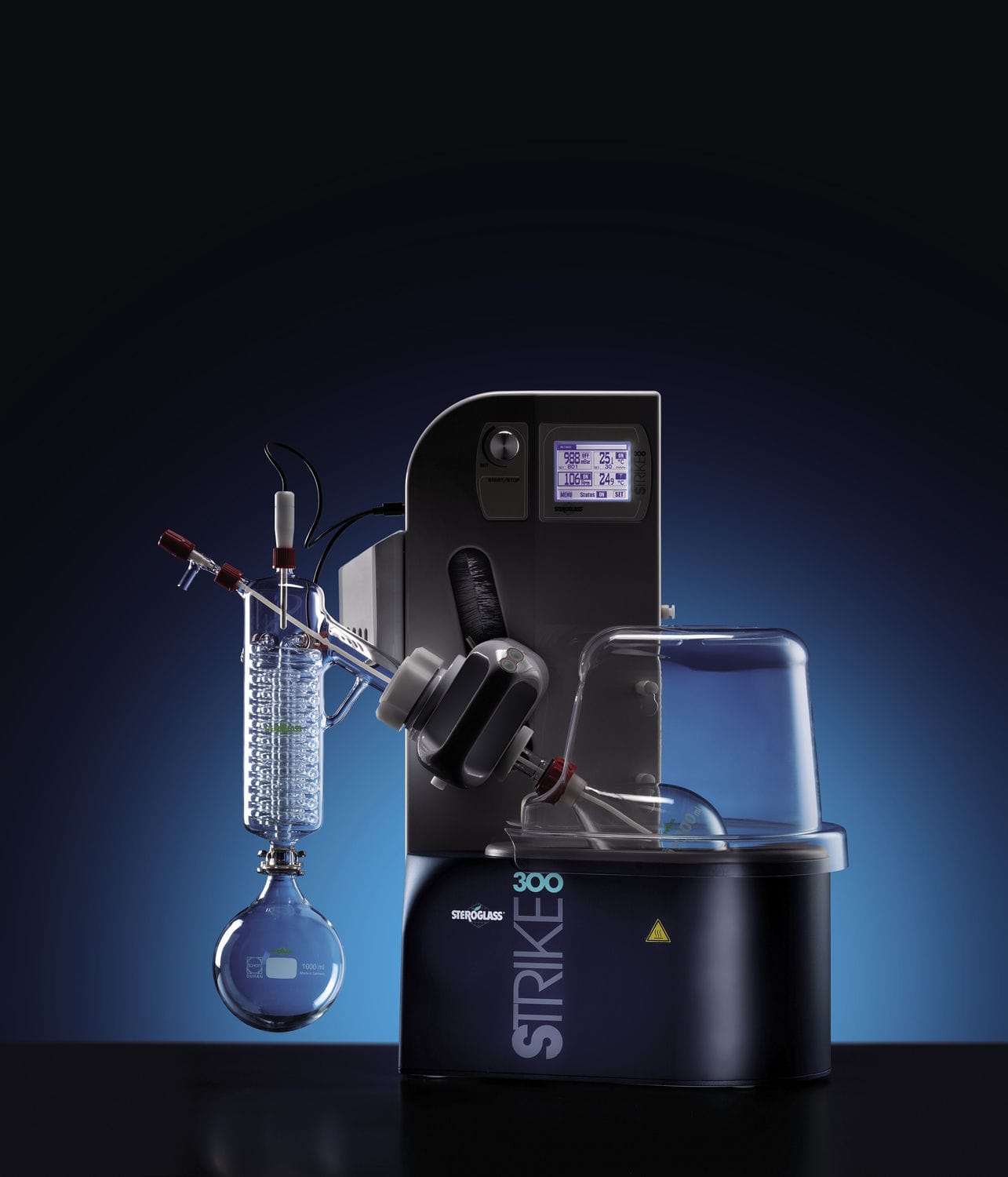 Laboratory evaporator STRIKE 300 Steroglass rotary / vacuum