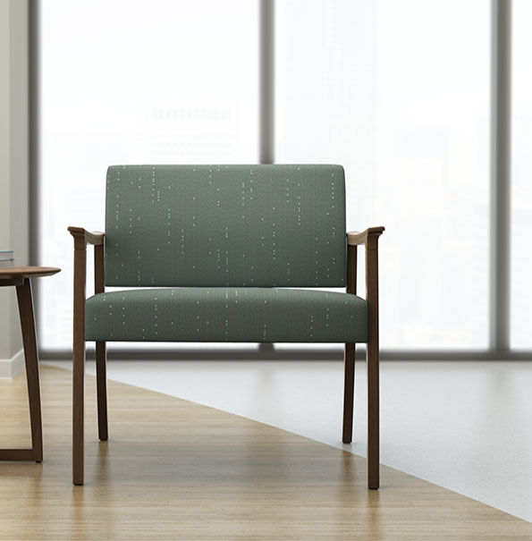 Waiting room chair Modern Amenity Carolina office / with armrests / bariatric