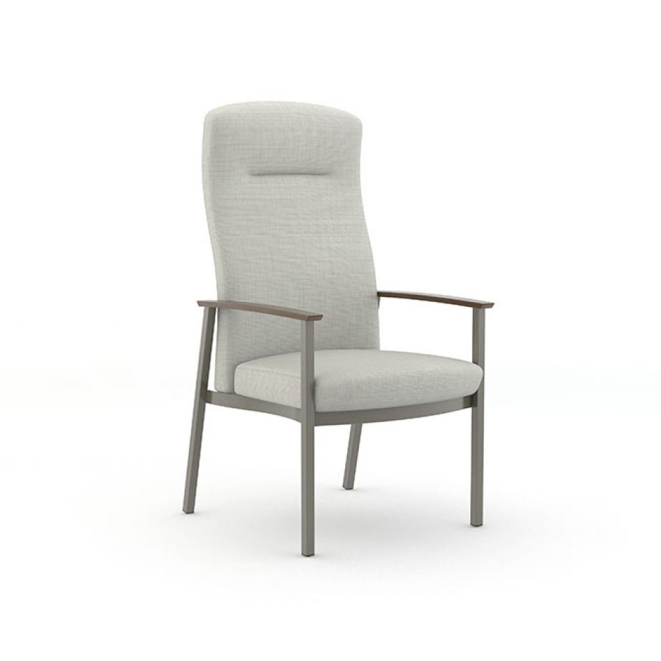 Waiting room chair Silvr Ion Metal Carolina dining room / with