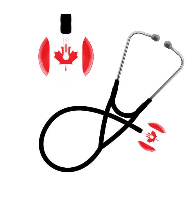 Cardiology stethoscope Canadian UltraScope singlehead