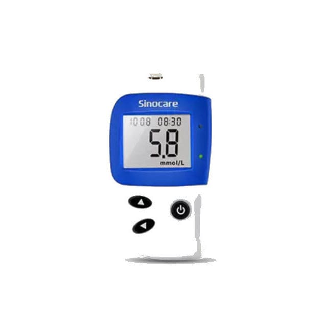 Hospital blood glucose meter SafeAccu2 Sinocare Inc GDH / no coding