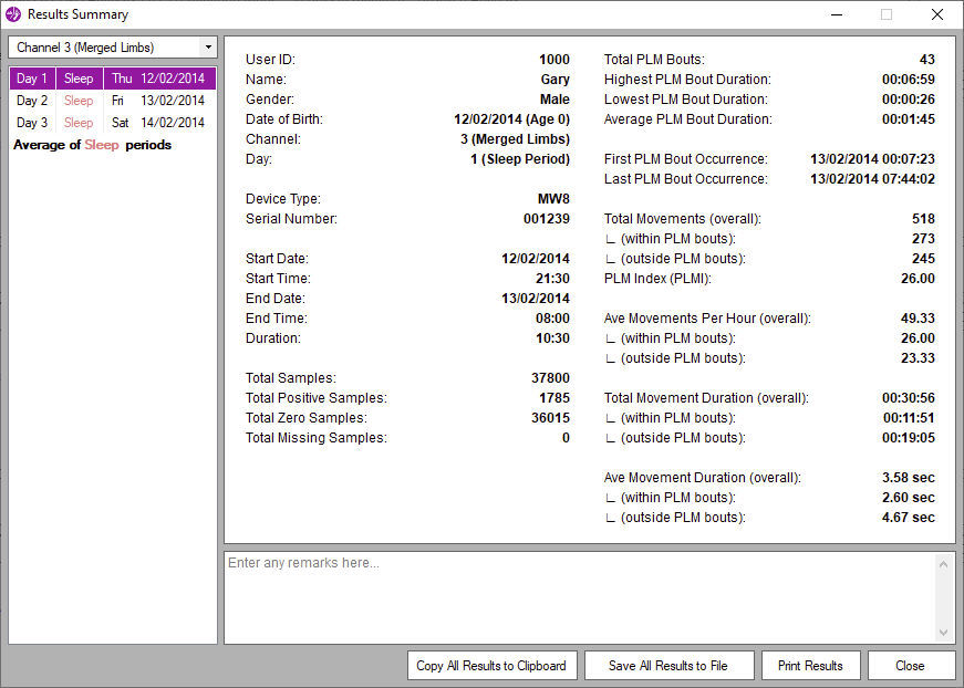 Medical software - PLMS - CamNtech - clinical / sleep laboratory ...