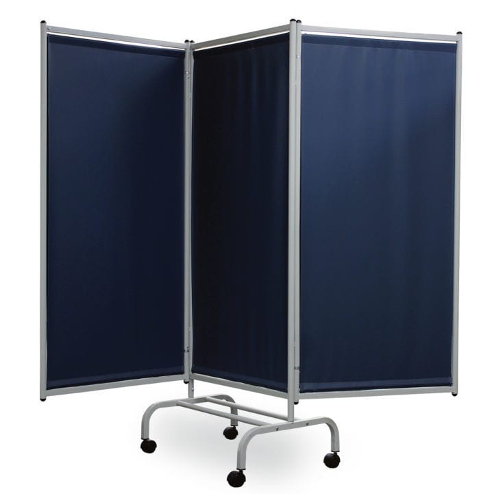 Hospital privacy screen on casters Privess™ Elite Champion 3