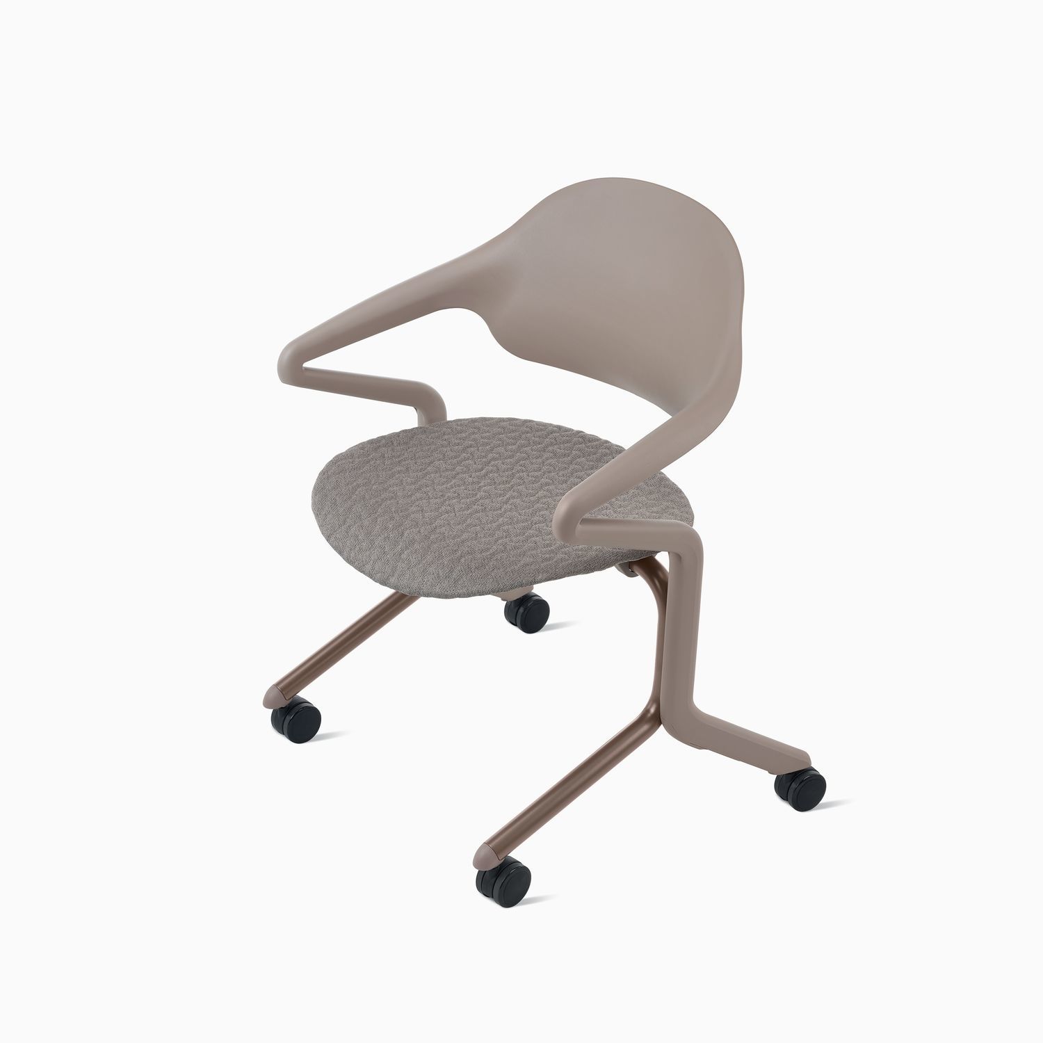 Chair with armrests Fuld Herman Miller on casters