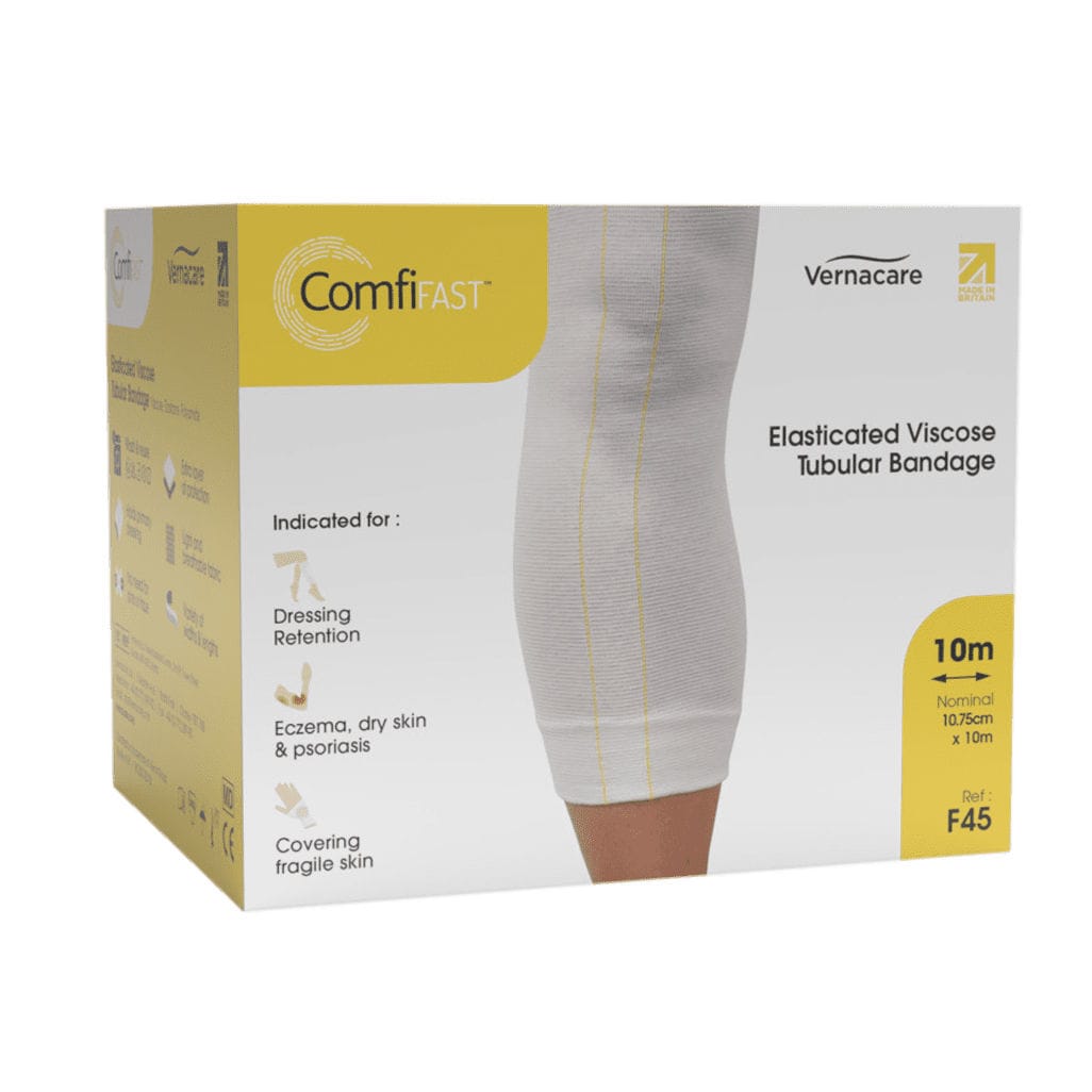 Tubular bandage ComfiFAST™ Yellow Line F45 Vernacare elastic