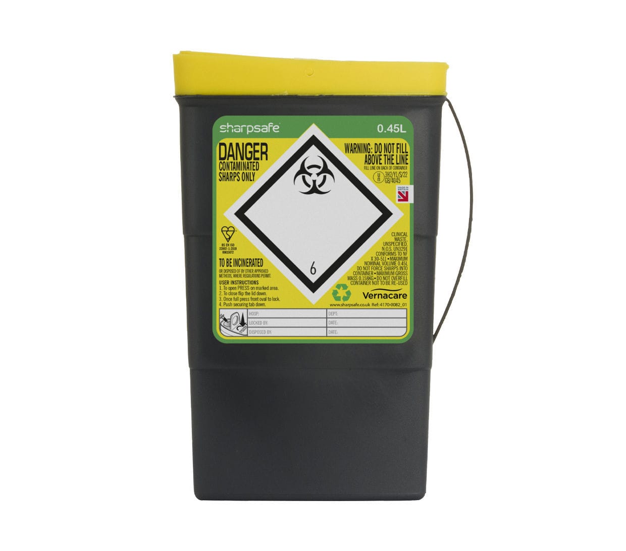 Waste container 5170XXXX Vernacare safe