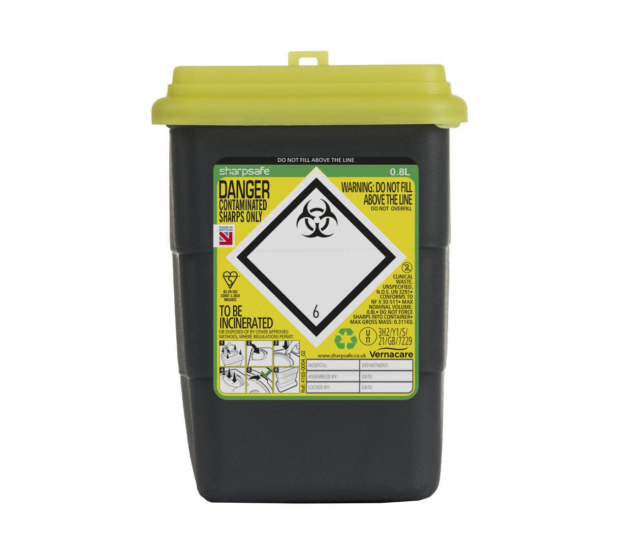 Waste container 5165XXXX Vernacare security / safe