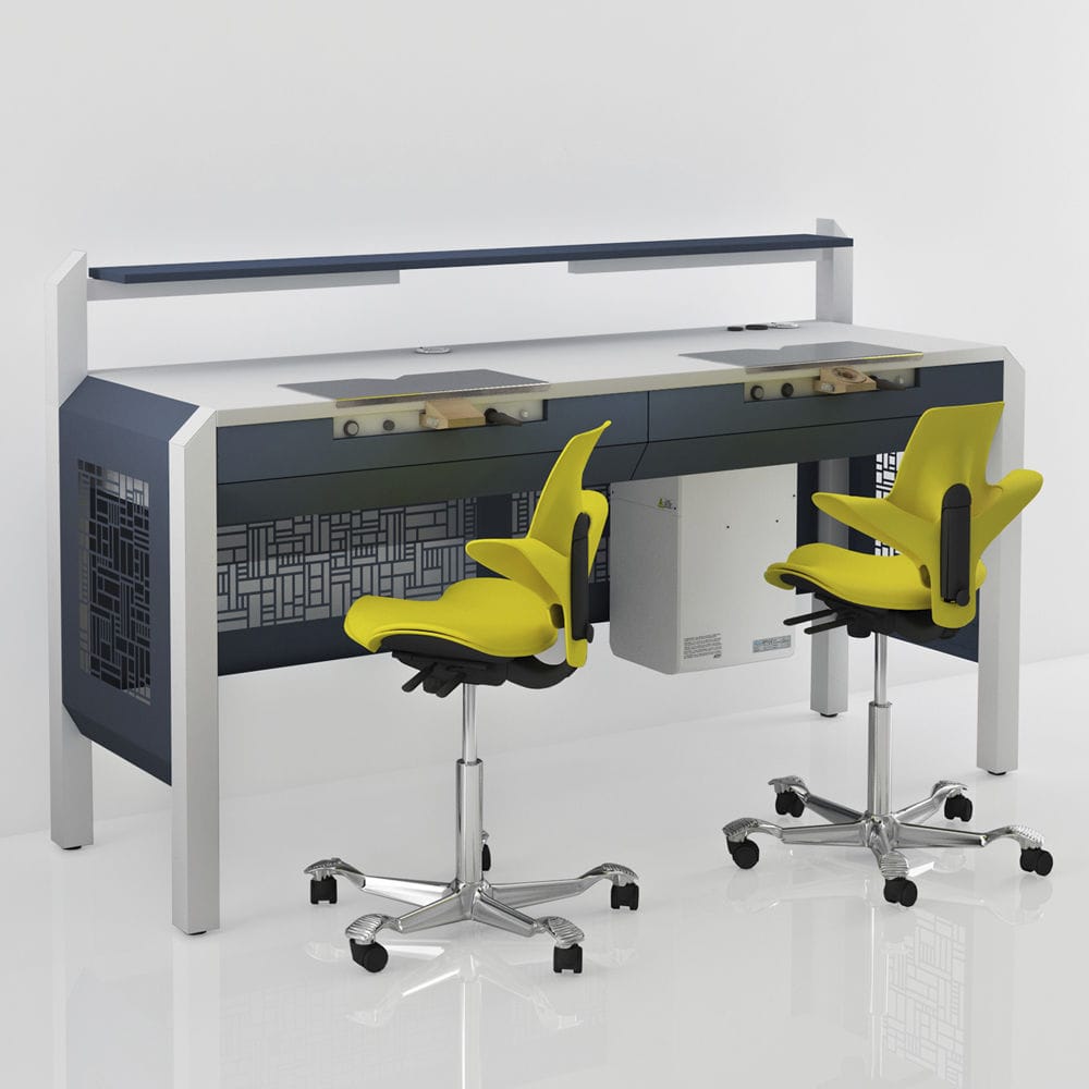 Double dental laboratory workstation COMP.7 CATO Odontotecnica Srl