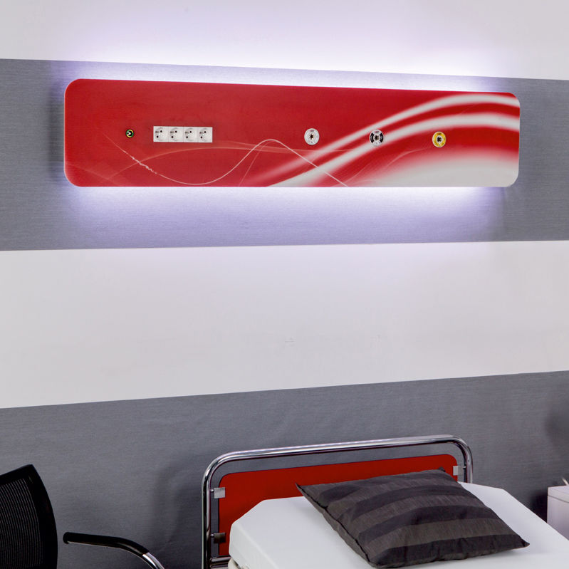 Wallmounted bed head unit MERYart INMED S.A. horizontal