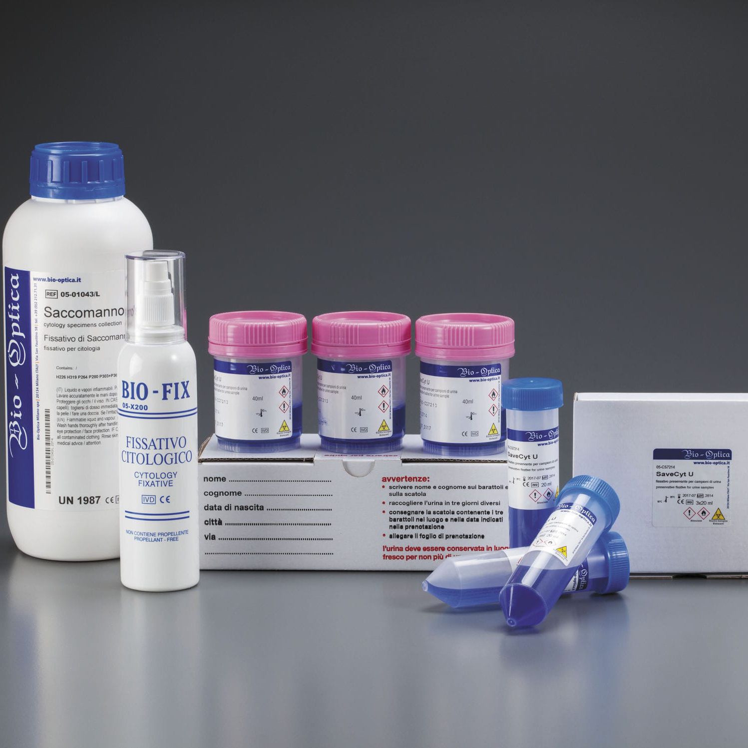 Fixative solution reagent CyFix BIOOPTICA Milano for cytology