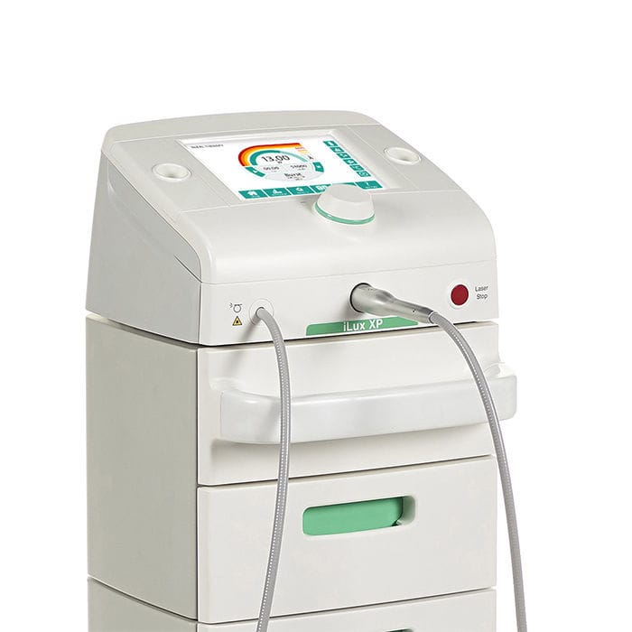 High power laser therapy unit ILUX XP Mectronic Medicale trolley