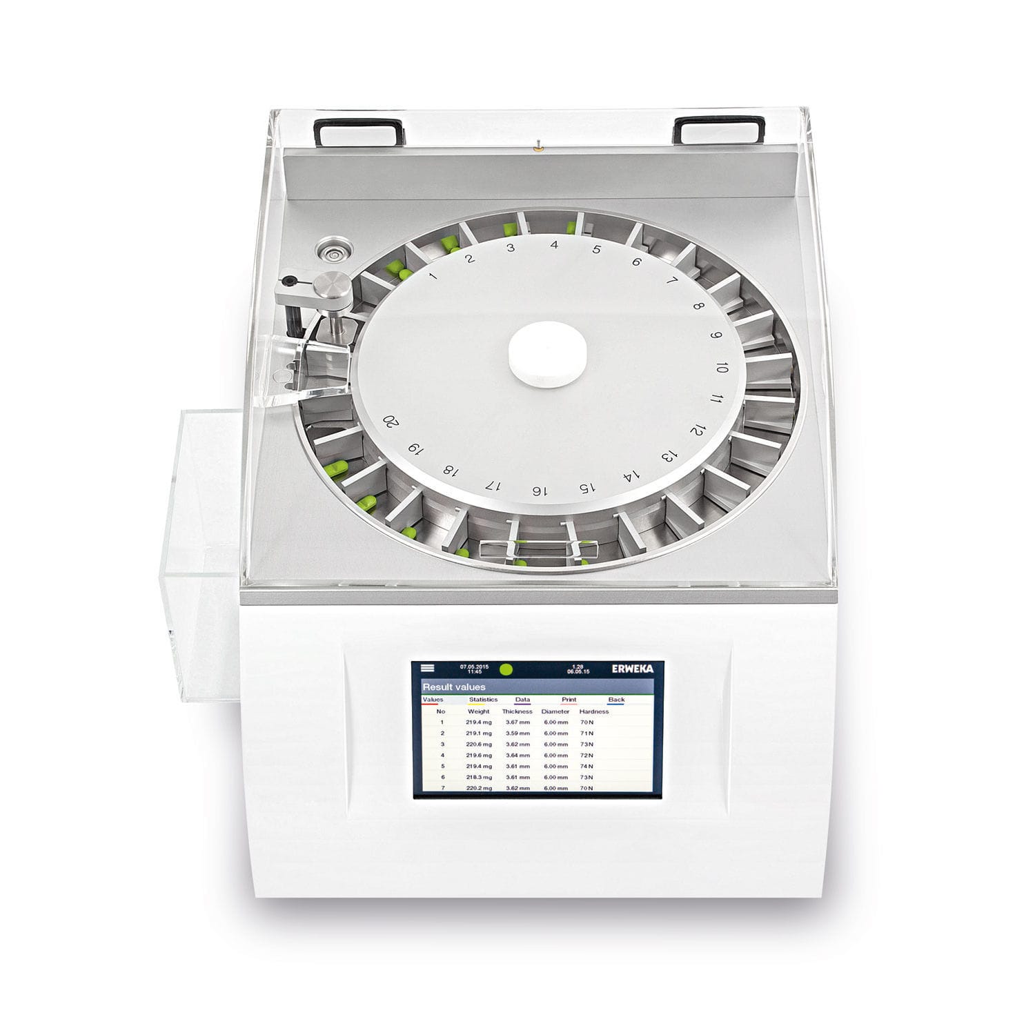 Hardness tester for the pharmaceutical industry EasyCheck ERWEKA GmbH