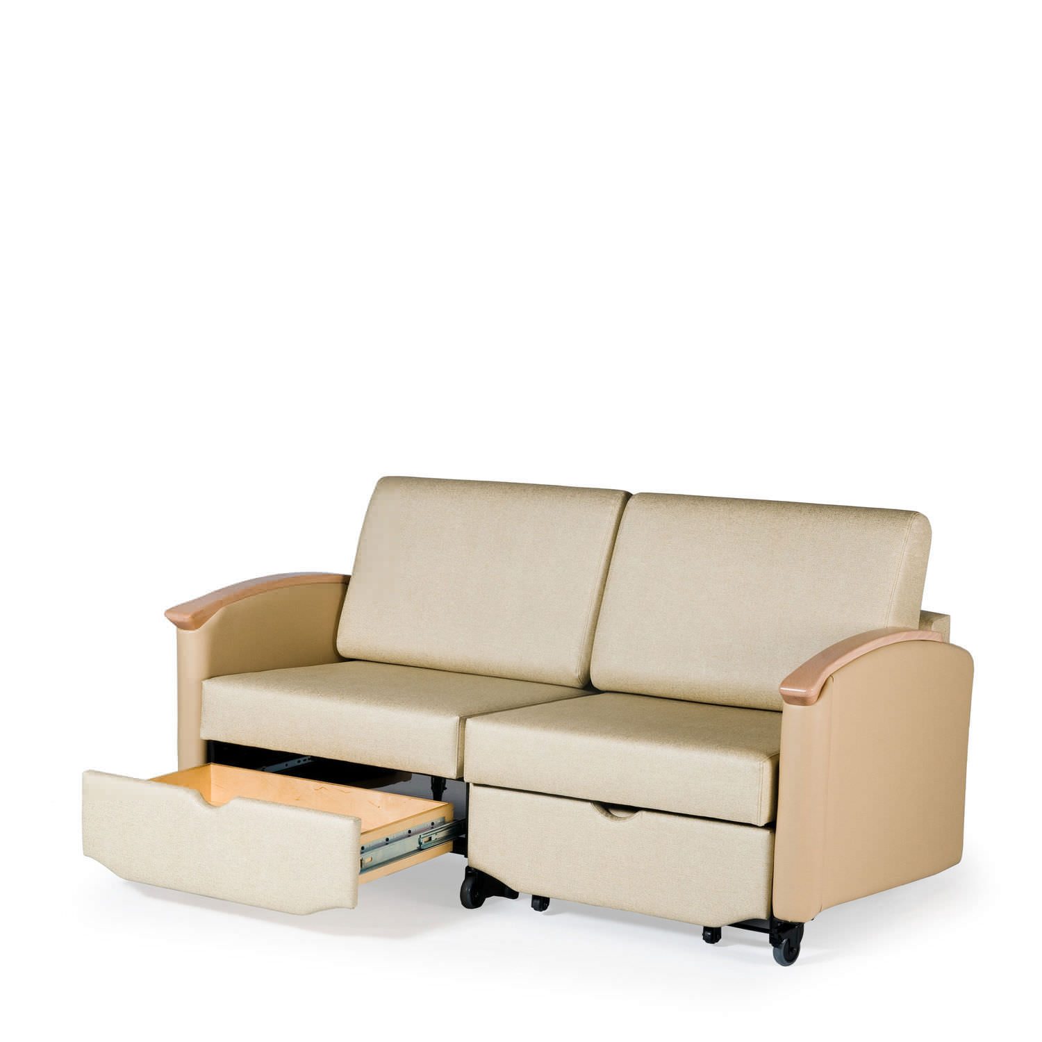Patient room sofabed HARMONY HA2821L LaZBoy Contract Furniture