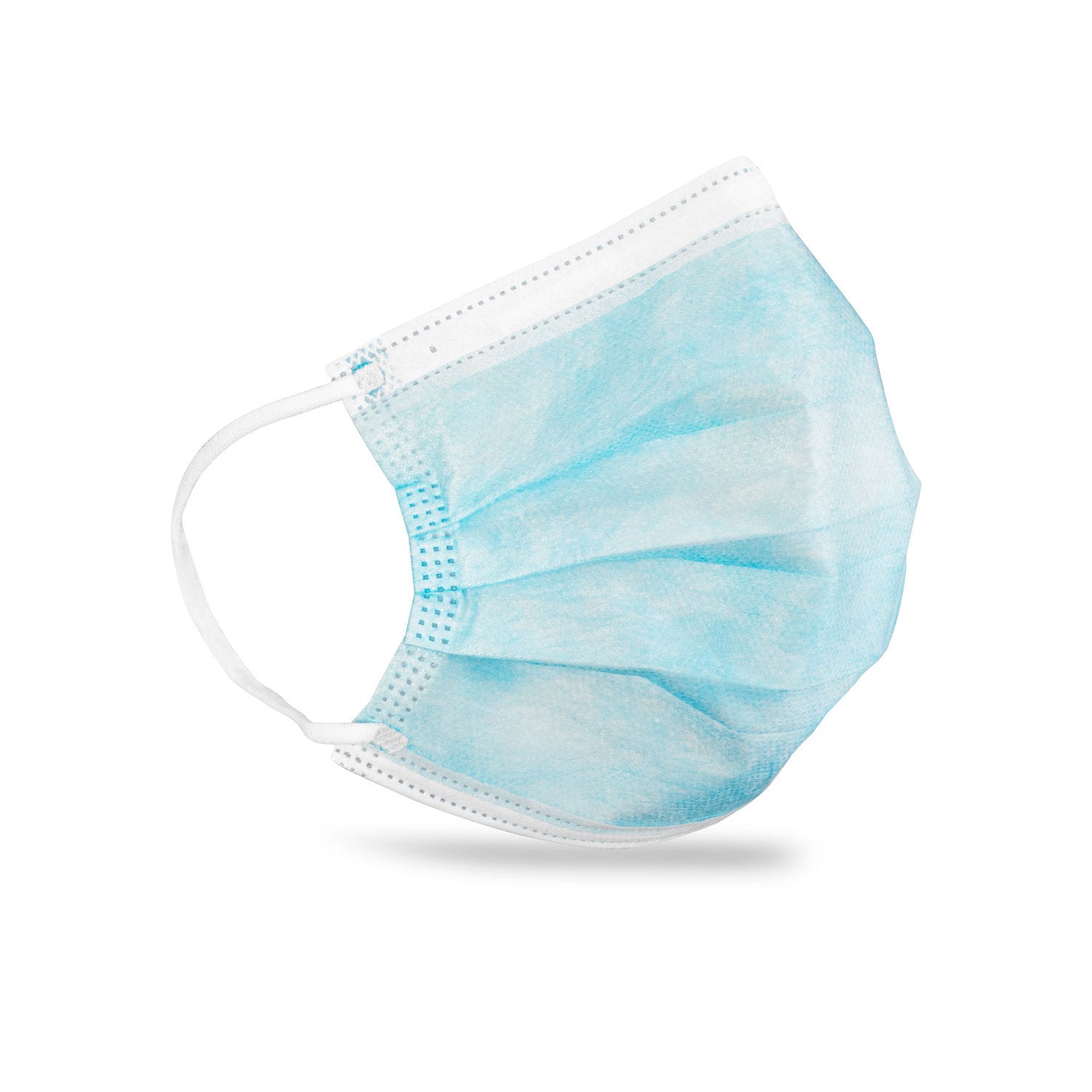 Level 2 surgical mask - 1580 - Dukal Corporation - box of 50 / blue / 3-ply