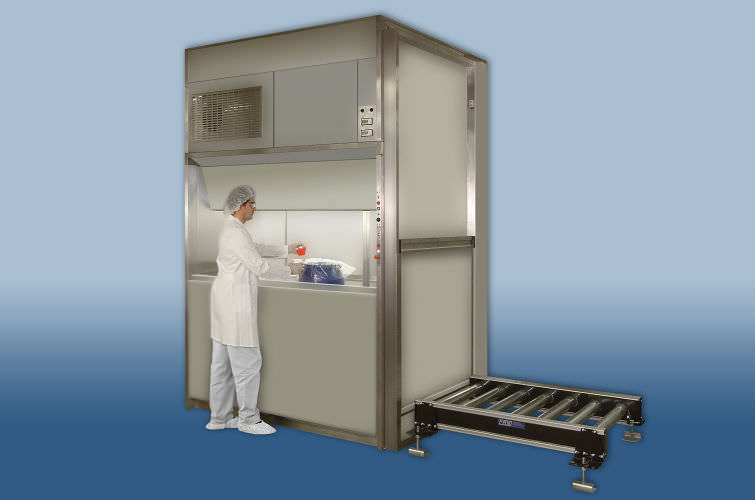 Sampling cabin PB 2 Weiss GWE GmbH for the pharmaceutical